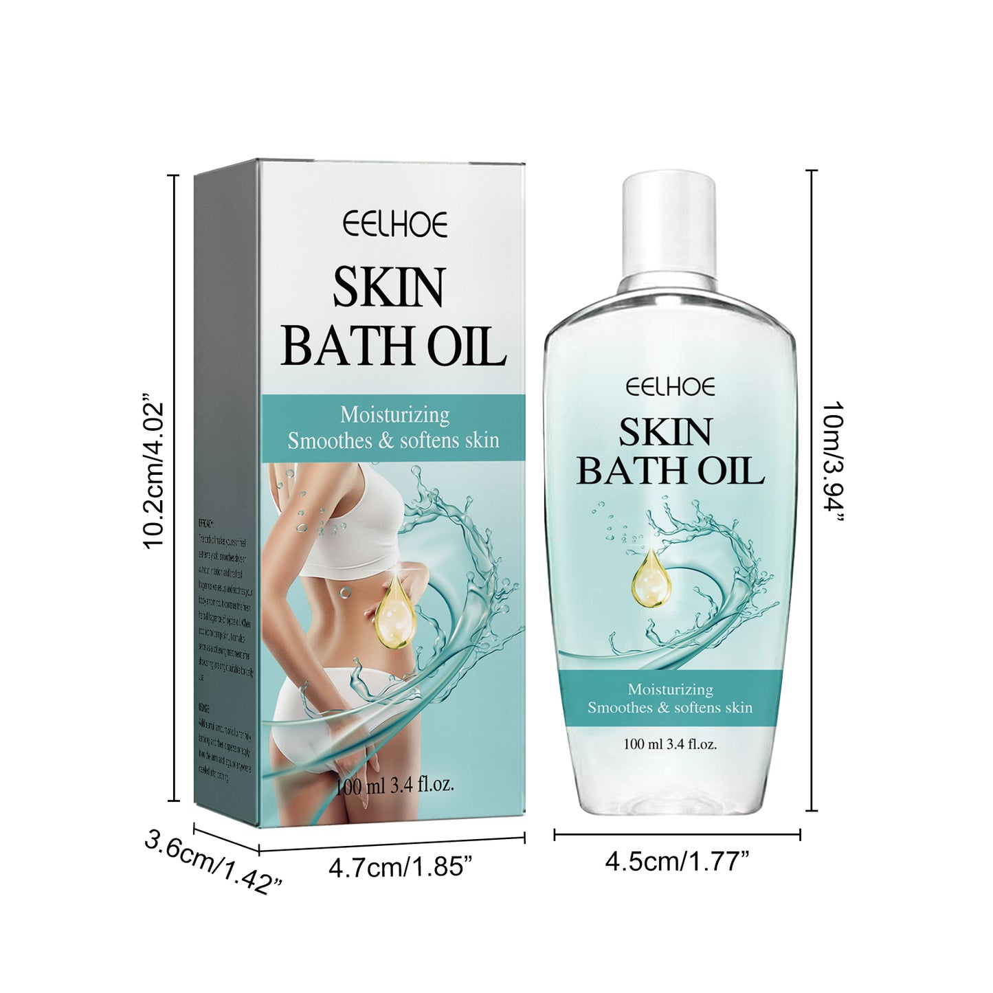 EELHOE Shower Oil Moisturizing Lubricating Skin Care Shower Oil