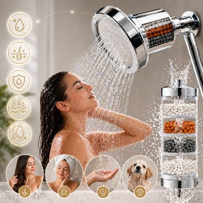Top Mount Filtered Showerhead